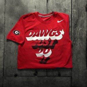 Nike University of Georgia Dawgs Graphic Tees